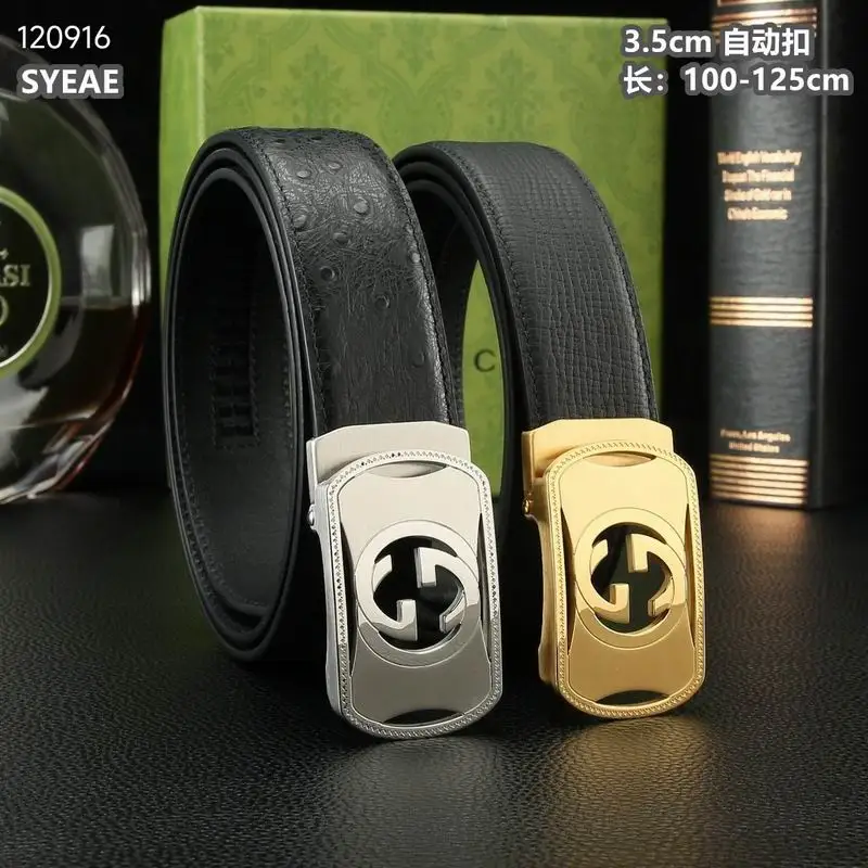 Gucci belt 自动扣 35mmX100-125cm 8L07